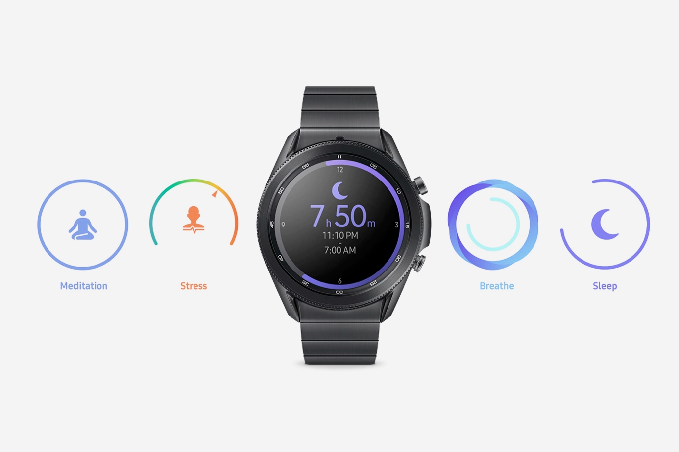 Galaxy Watch3 Titanium 45mm SM-R840NTKAXAR | Samsung Business