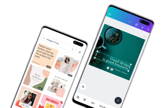 Canva Graphic Design Platform On Appstack Samsung Business