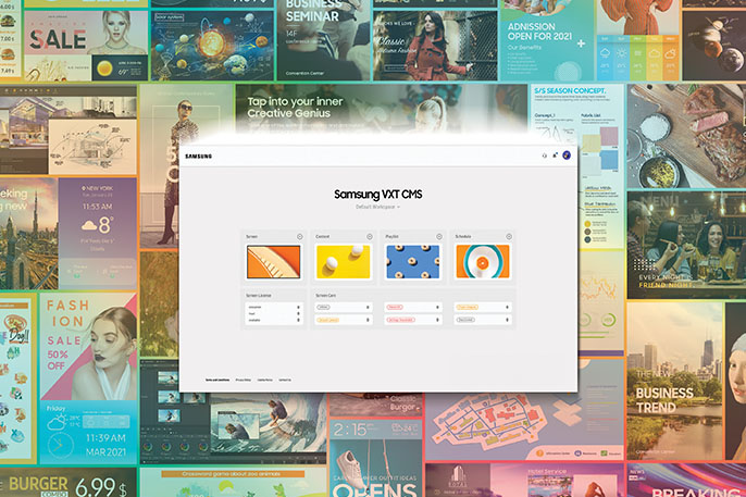 LFD Display, QMC, UHD, 32', 43", 50", 55", 65", 75", 85", VESA Holes, Dynamic Crystal Color, Quantum Processor Lite 4K, Non-glare, Home UI, Smartview+, Smart Calibration, VXT CMS, Energy Star, EPEAT, TÜV Rheinland Carbon Footprint