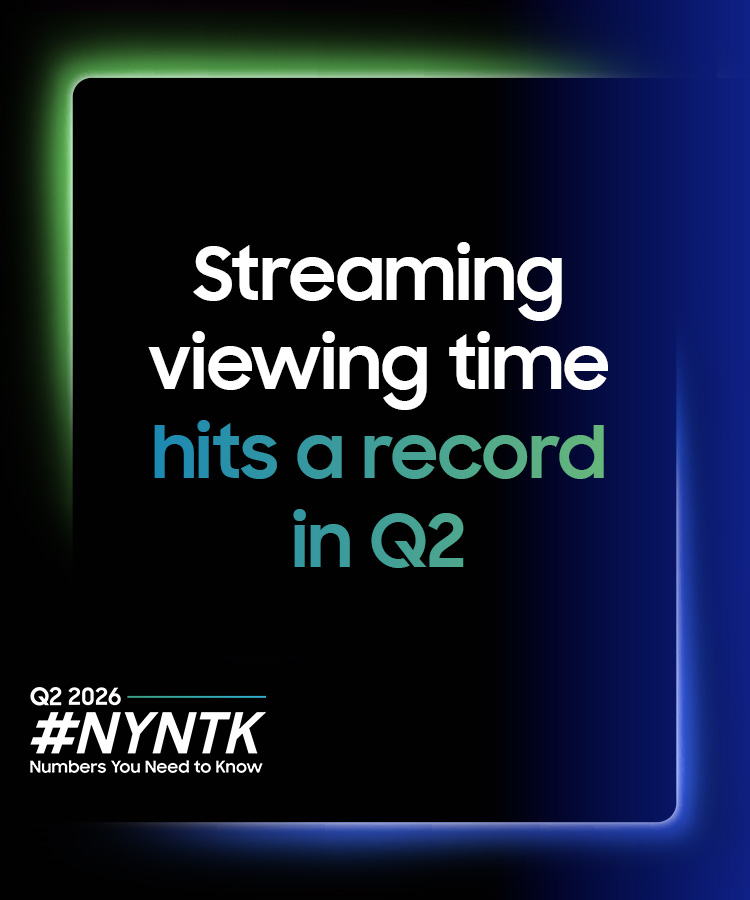 #NYNTK (Numbers You Need to Know): Streaming viewing time hits a record in Q2