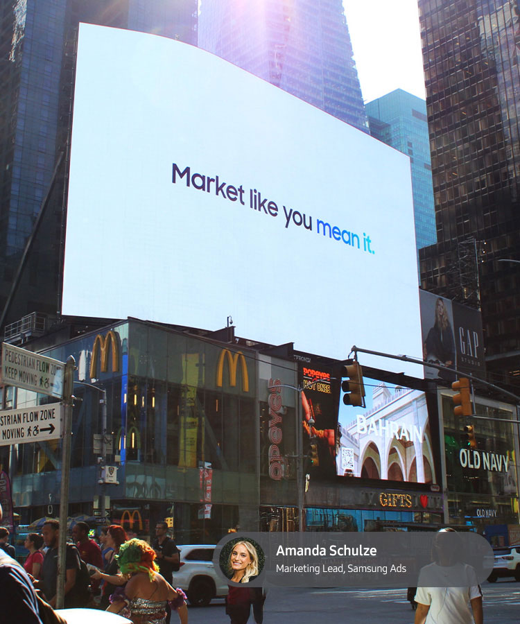 Samsung Ads cuts through the noise at Ad Week NY 2025