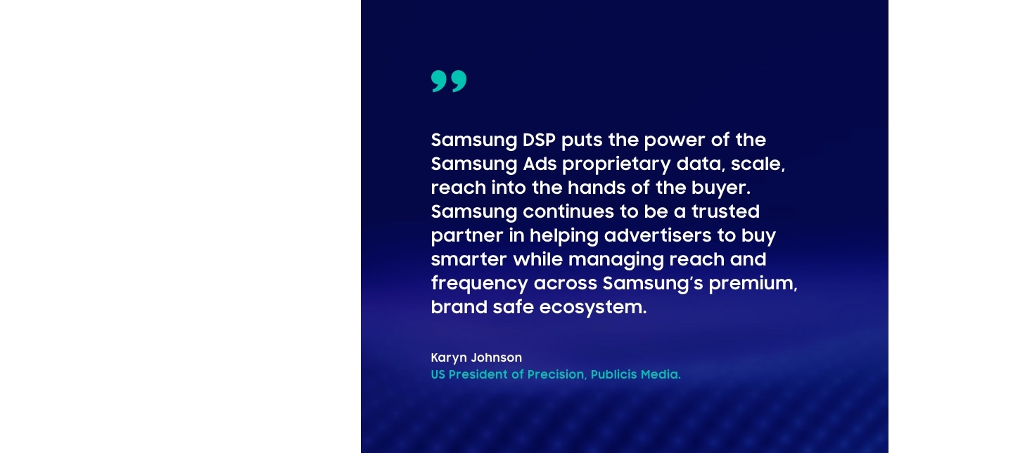 Samsung DSP gives hands on access to advertisers