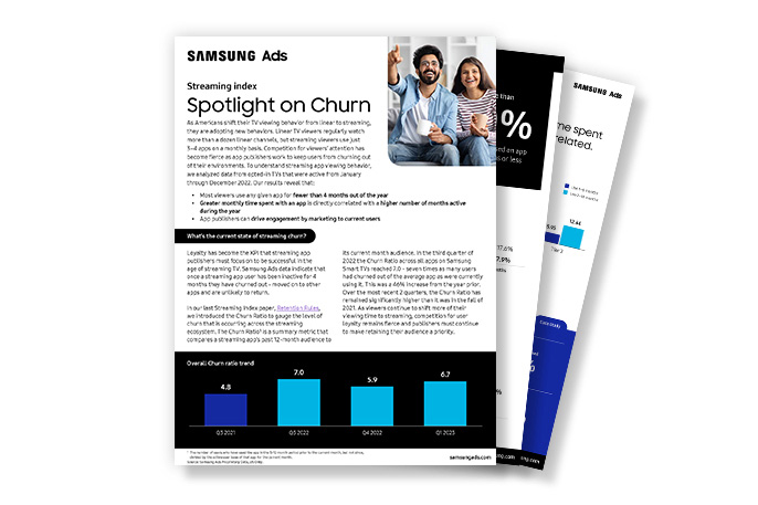 The Streaming Index: Spotlight on Churn
