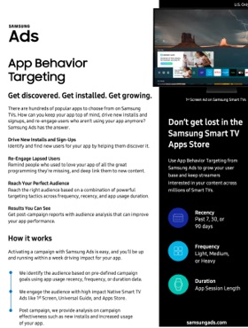 App Behavior Targeting