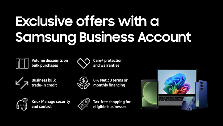 Power your business with Samsung Business Direct
