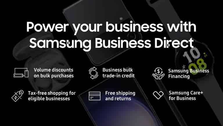 Power your business with Samsung Business Direct