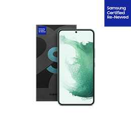 Get Galaxy S22 Certified Re-Newed Unlocked devices from 34% off regular price