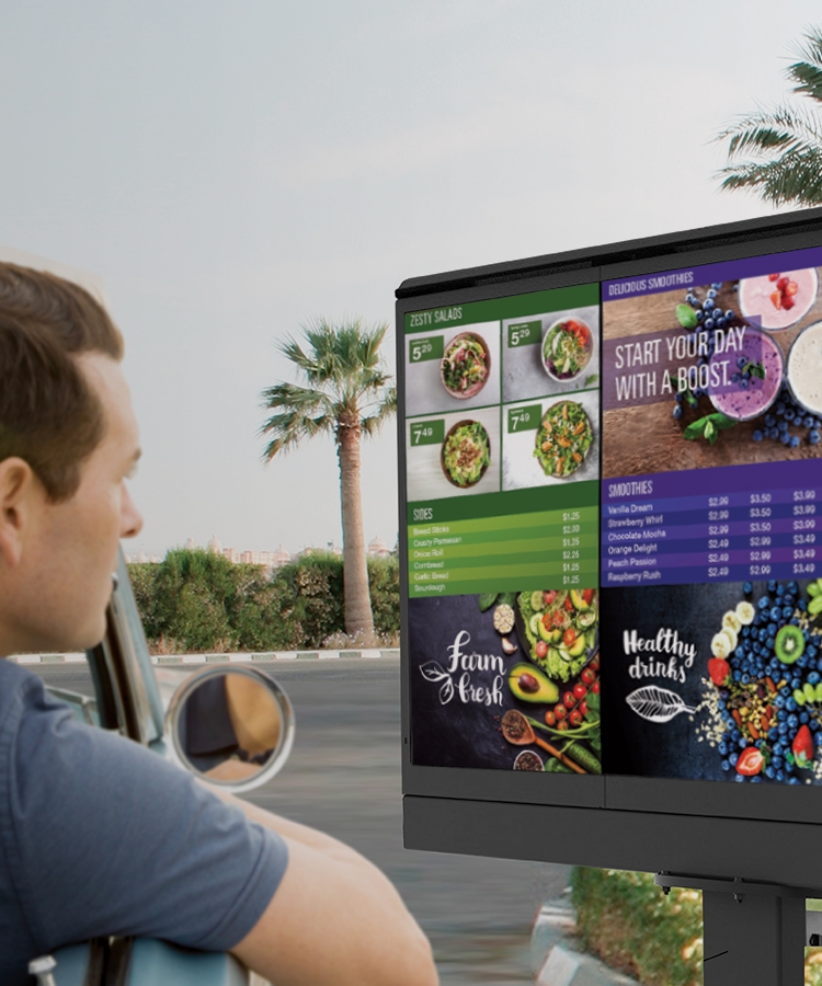 Outdoor Digital Signage Solutions Samsung Business