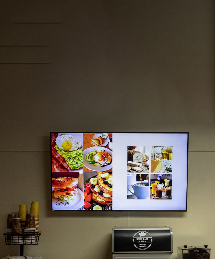 Bistro bustles, connects community with Samsung Pro TV