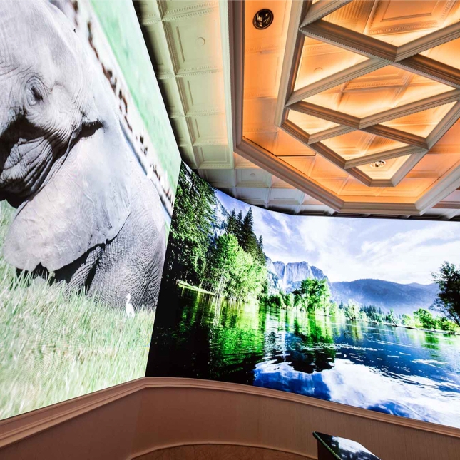 A Massive, Curved Canvas