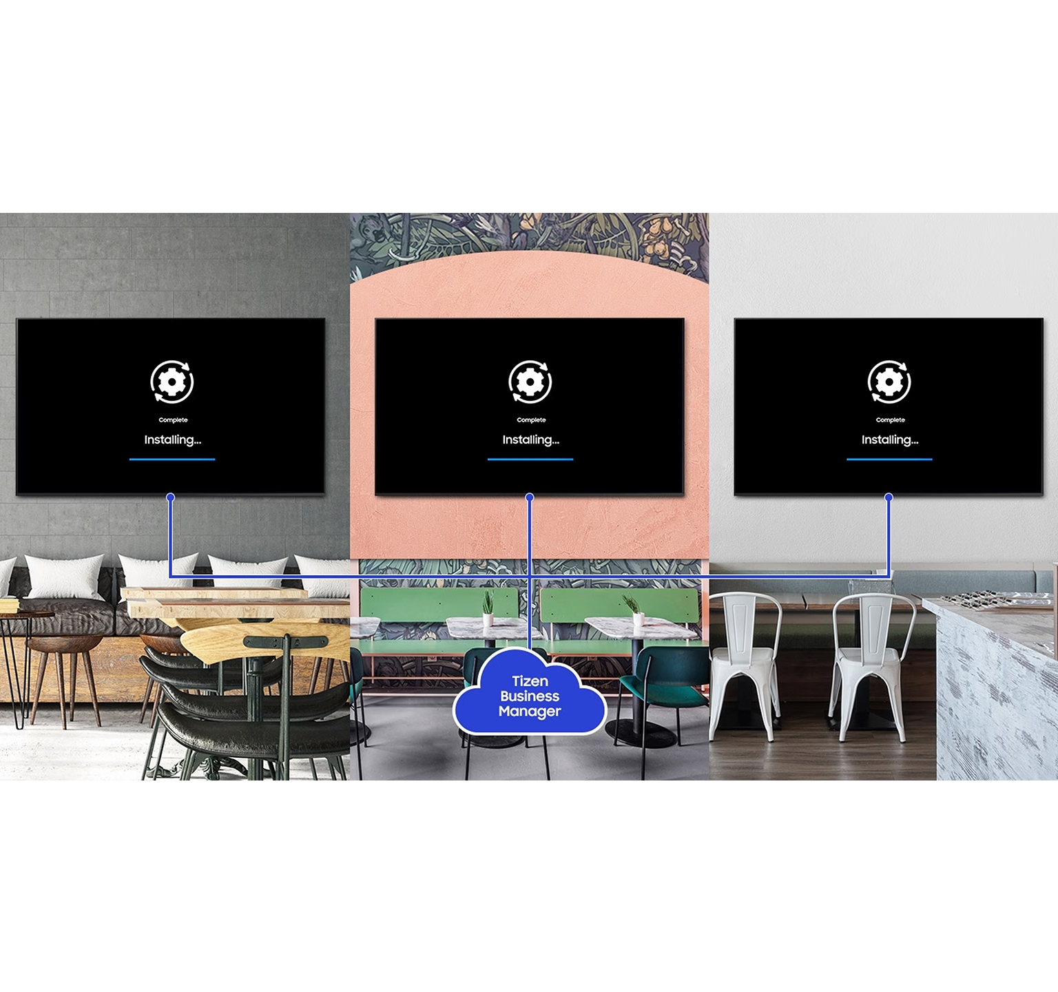 Samsung BE70T-H Pro TV de 70 pulgadas | Comercial | Software de  señalización digital fácil | 4K | HDMI | USB | Sintonizador | Altavoces |  250 nits