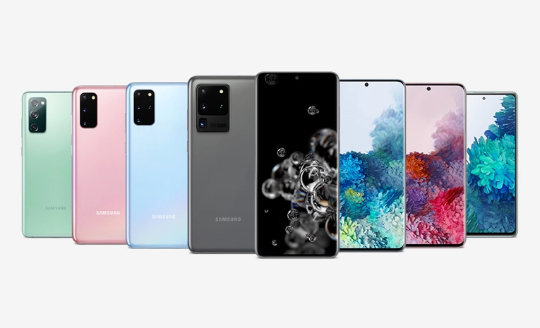 Samsung Galaxy S20 5G, 128GB, Cloud Pink - Unlocked (Renewed)