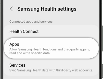 Connect accessories and apps to Samsung Health