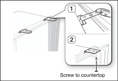 Installing the brackets