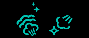 Clouds and stars icons