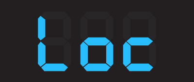 Control panel displaying Loc