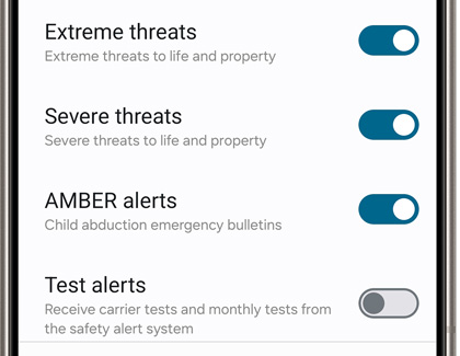 List of Wireless emergency alerts on <a href=