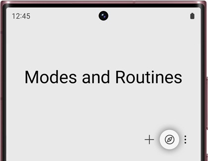 Discover icon highlighted in Modes and Routines