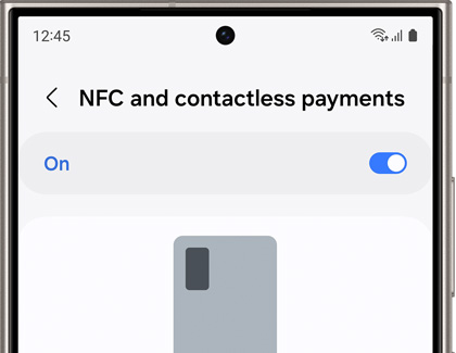 NFC and contactless payments settings