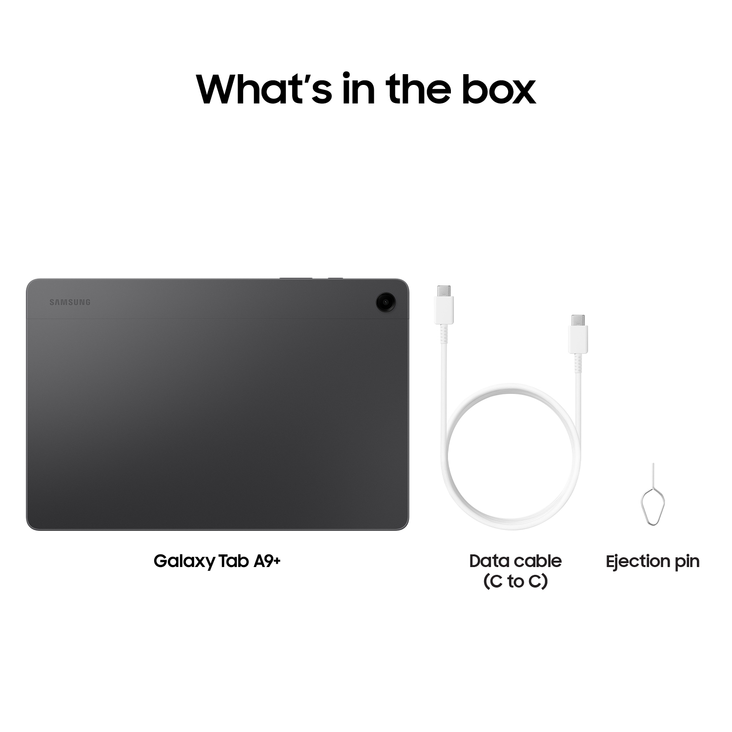 What's in the Box: Galaxy Tab A9+
