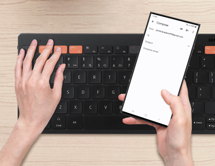 Assigning custom keys on a Samsung Smart Keyboard Trio 500.