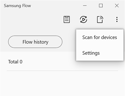 samsung flow failed to receive file