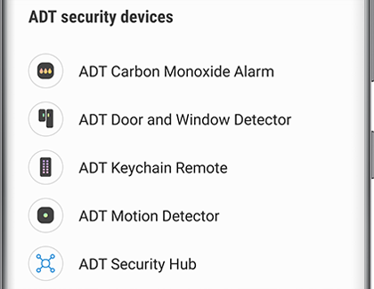 List of ADT security devices