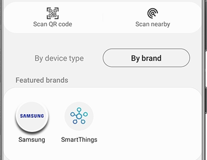 Samsung highlighted while searching By brand