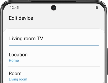 Edit device options in the SmartThings app