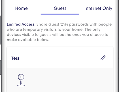 HomePass screen with the Guest tab chosen