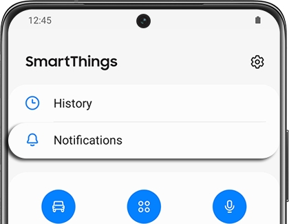 Notifications highlighted in SmartThings settings