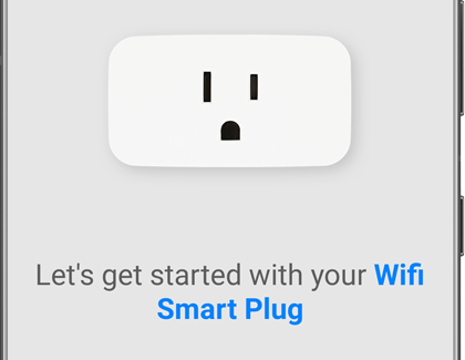 Wifi Smart Plug setup screen in SmartThings