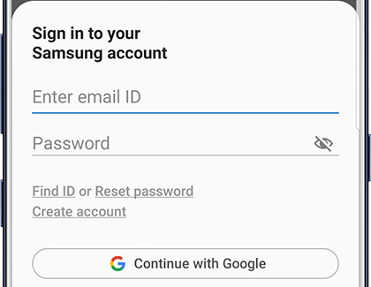 Sign Into Your Samsung Account for Samsung Health