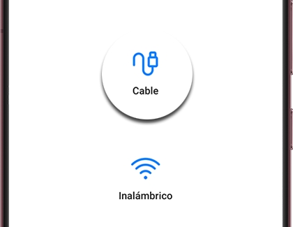 Cable option highlighted in Smart Switch