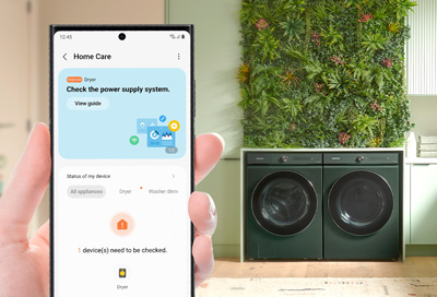 Galaxy devices and SmartThings Washer and Dryer connected