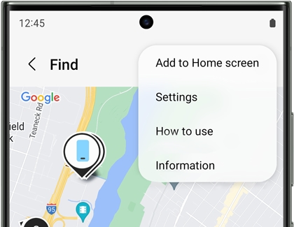 SmartThings Find icon with Cancel and Add options