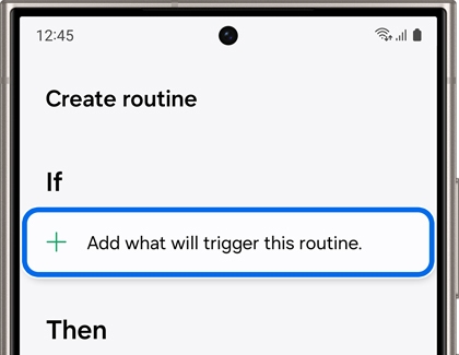 Creating Routine on the SmartThings app