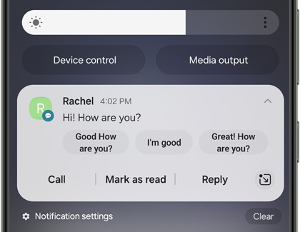 Use the Samsung Messages app on your Galaxy phone or tablet
