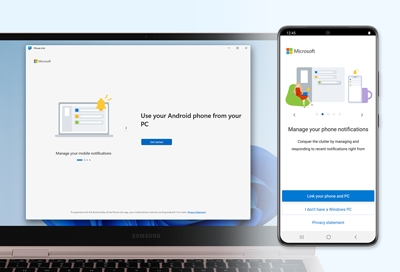 Phone Link with your Galaxy phone and Windows 10 or 11 PC