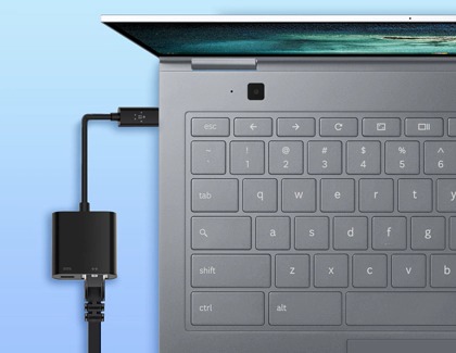 Ethernet connected using USB-C to Ethernet adapter