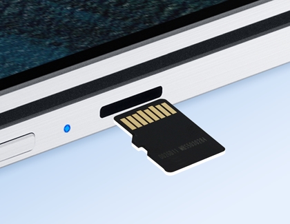 Removing a microSD card