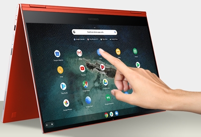 Touch screen navigation on your Samsung Chromebook