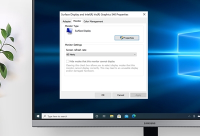 Samsung monitor's image is distorted, ghosted, or flickering