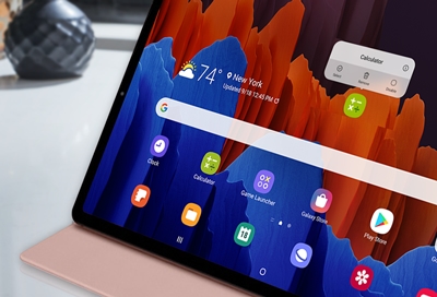 Galaxy TabS7 and adding app shortcut to the screen