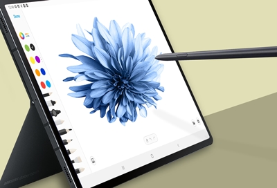 S Pen and Galaxy TabS7