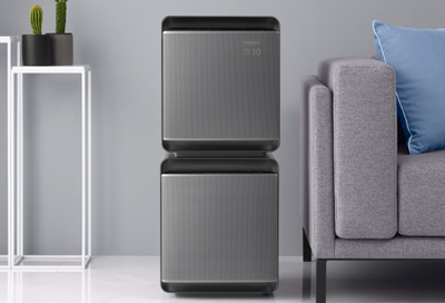 2 Air Purifiers stacked