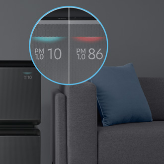 Samsung air purifier pollution level indicator isn't working 