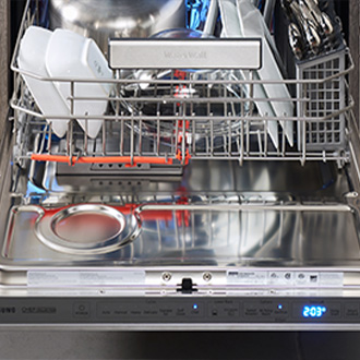 Samsung dishwasher turns on by itself
