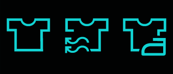 Wash, rinse, and dry cycle icons.
