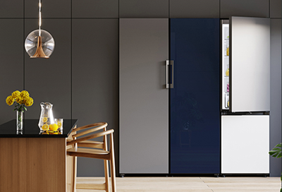 Samsung Bespoke refrigerators wide options